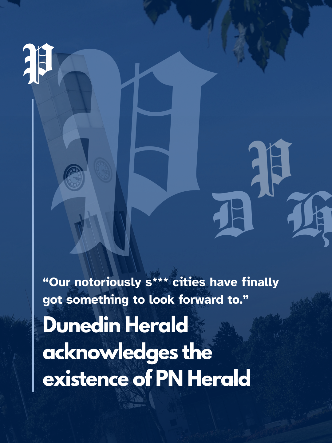 Dunedin Herald acknowledge existence of PN Herald